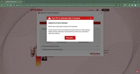 Don’t Fall for the McAfee “Your PC Is Infected” Pop.